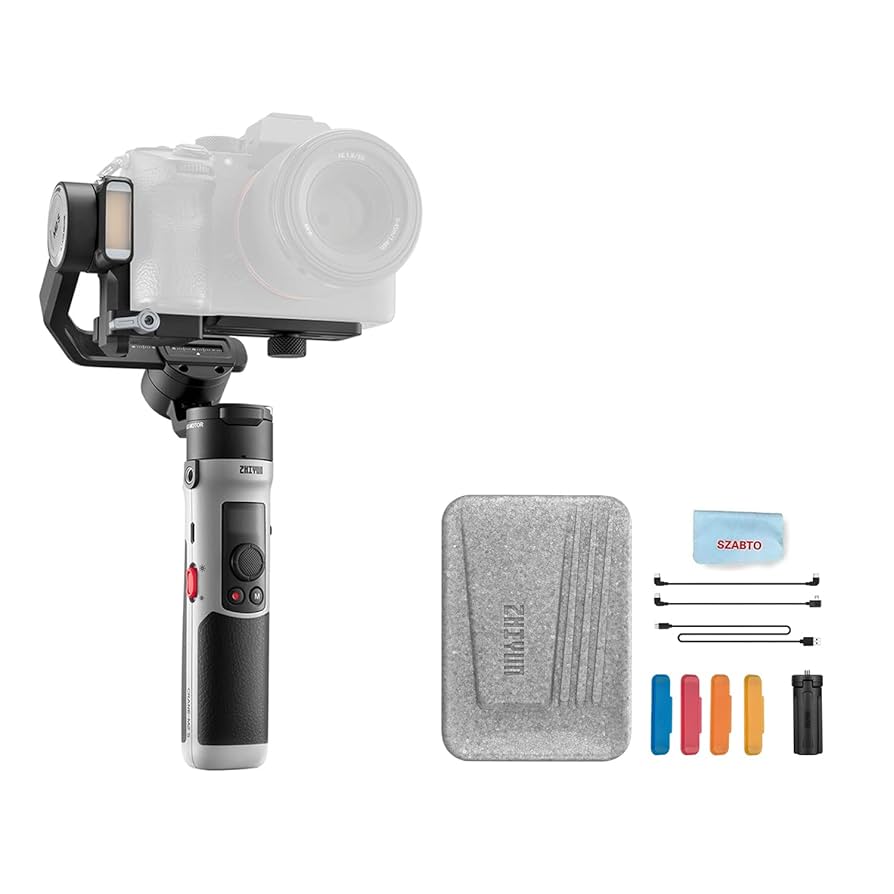 インテル ZHIYUN CRANE M2 S スマートフォン用ジンバル Amazon.com : Zhiyun Crane M2S Camera Gimbal Stabilizer